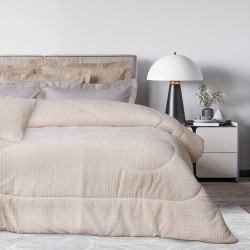 Κουβερτοπάπλωμα Με Sherpa Υπέρδιπλο Blankets 1366 Ecru Fleece Das Home (220x240) 1Τεμ