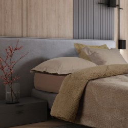 Κουβερτοπάπλωμα Με Sherpa Υπέρδιπλο Blankets 1367 Taupe Fleece Das Home (220x240) 1Τεμ