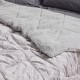 Κουβερτοπάπλωμα Με Sherpa Υπέρδιπλο Blankets 1377 Grey Velvet Das Home (220x240) 1Τεμ