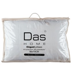 Μαξιλάρι Ύπνου Μέτριο Πουπουλένιο Elegant Pillow 1022 Das Home (50x70) 1Τεμ