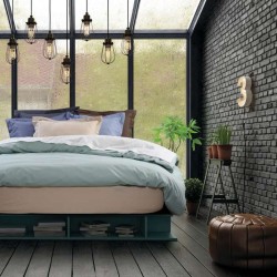 Πανωσέντονο Μονό Best Line Colours 1005 Blue Light Cotton Das Home (170x260) 1Τεμ