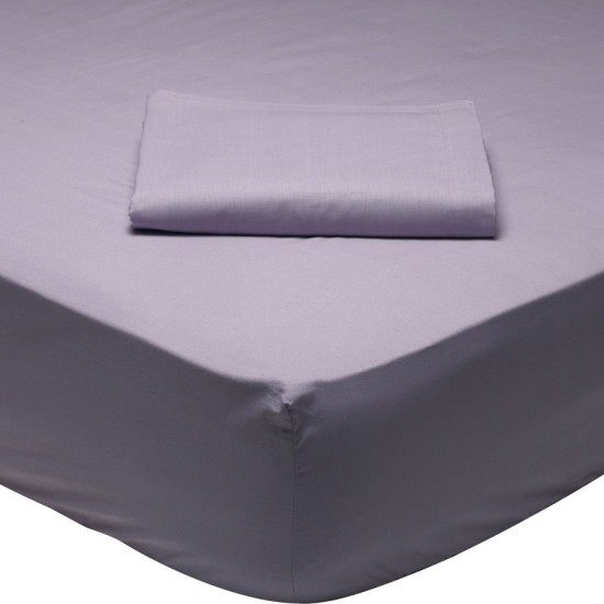 Πανωσέντονο Μονό Best Line Colours 1009 Lilac Cotton Das Home (170x260) 1Τεμ