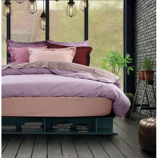 Πανωσέντονο Μονό Best Line Colours 1012 Pink Cotton Das Home (170x260) 1Τεμ