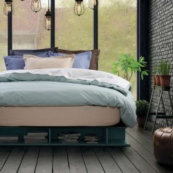 Πανωσέντονο Μονό Best Line Colours 1013 Mint Cotton Das Home (170x260) 1Τεμ