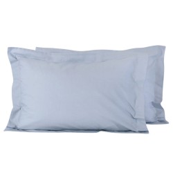Κατωσέντονο Ημίδιπλο Best Line Colours L.Blue 1018 Cotton Das Home (120x200+35) Με Λάστιχο 1Τεμ