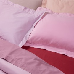 Κατωσέντονο Υπέρδιπλο Best 1014 Bordeaux Cotton Das Home (160x200+35) Με Λάστιχο 1Τεμ