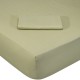Κατωσέντονο Υπέρδιπλο Best 1016 Green - Olive Cotton Das Home (160x200+35) Με Λάστιχο 1Τεμ