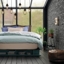 Κατωσέντονο Μονό Best Line Colours 1007 Grey Cotton Das Home (100x200+35) Με Λάστιχο 1Τεμ
