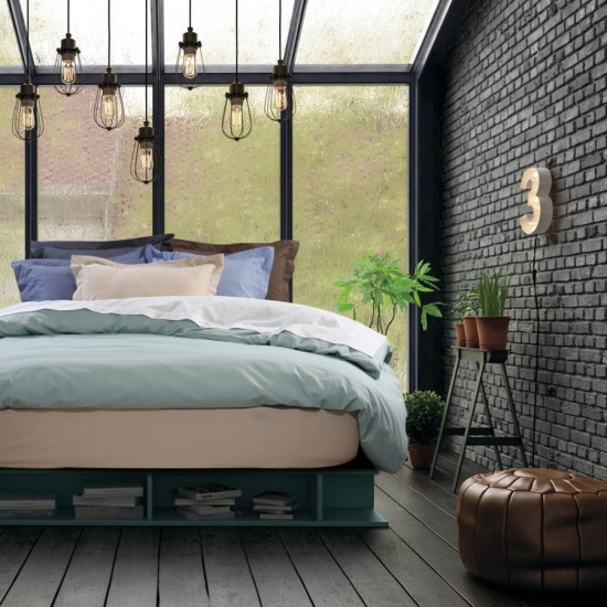 Κατωσέντονο Ημίδιπλο Best Line Colours 1004 Brown Cotton Das Home (120x200+35) Με Λάστιχο 1Τεμ