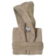 Μπουρνούζι Με Κουκούλα Casual 5901 Taupe Cotton Das Home 1Τεμ