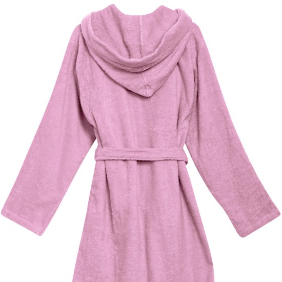 Μπουρνούζι Παιδικό Με Κουκούλα Casual 5905 Pink Nude Cotton Das Home 1Τεμ