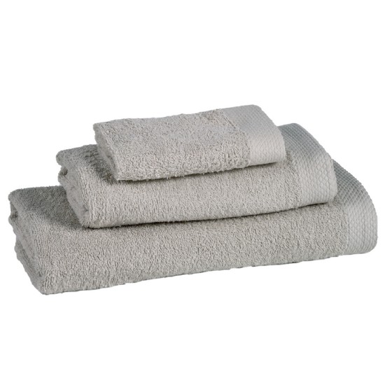 Πετσέτα Προσώπου Casual 5902 Medium Grey Cotton Das Home (50x90) 1Τεμ