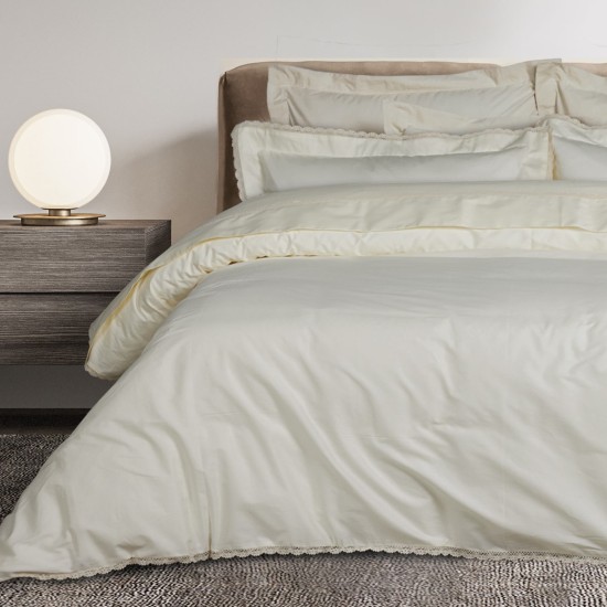 Σεντόνια King Σετ Prestige 1709 Ecru 210TC Satin Cotton Das Home (260x280) 4Τεμ