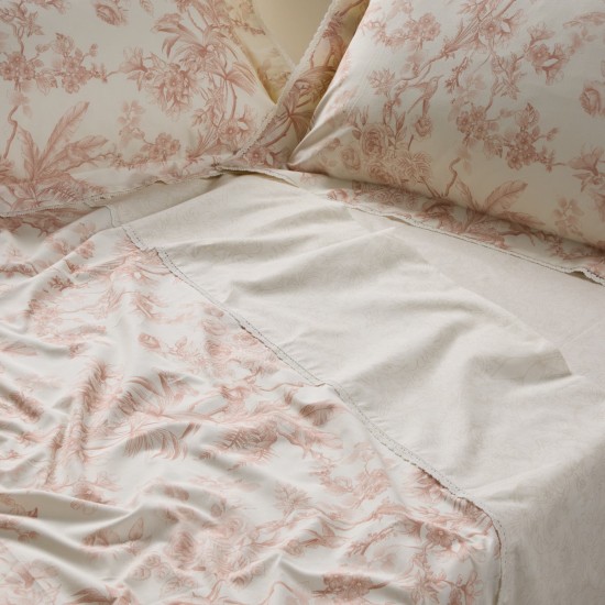 Σεντόνια King Σετ Prestige Prints 1717 Satin 210TC Cotton Das Home (250x270) 4Τεμ