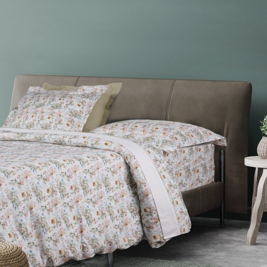 Σεντόνια Υπέρδιπλα Σετ Prestige Prints 1722 Satin 210TC Cotton Das Home (240x260) 4Τεμ