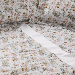 Σεντόνια Υπέρδιπλα Σετ Prestige Prints 1722 Satin 210TC Cotton Das Home (240x260) 4Τεμ