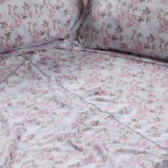 Σεντόνια Υπέρδιπλα Σετ Executive Prints 1724 Satin 310TC Cotton Das Home (240x260) 4Τεμ