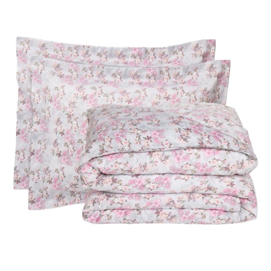 Σεντόνια Υπέρδιπλα Σετ Executive Prints 1724 Satin 310TC Cotton Das Home (240x260) 4Τεμ