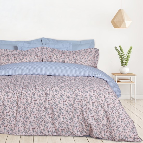 Σεντόνια Μονά Σετ Casual Prints 5427 Das Home (120x200+35 ) Με Λάστιχο 3Τεμ