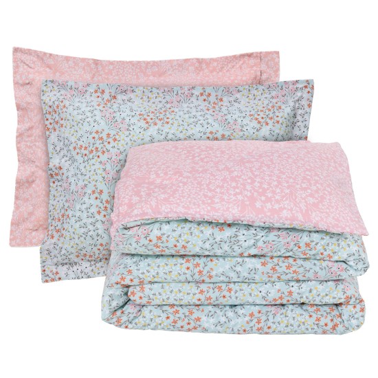 Σεντόνια Μονά Σετ Casual Prints 5428 Das Home (120x200+35 ) Με Λάστιχο 3Τεμ