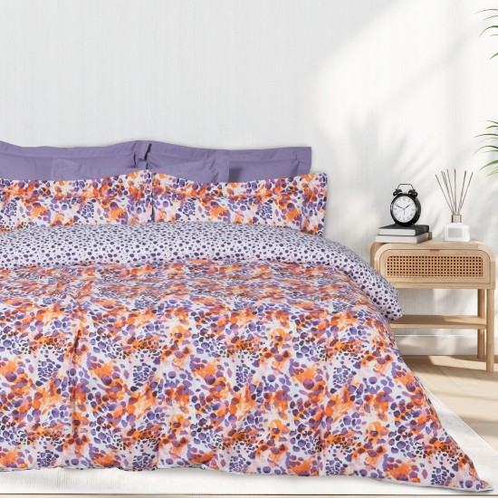 Σεντόνια Μονά Σετ Casual Prints 5430 Das Home (120x200+35 ) Με Λάστιχο 3Τεμ