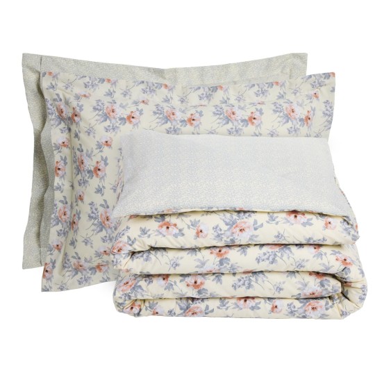 Σεντόνια Μονά Σετ Casual Prints 5442 Das Home (120x200+35 ) Με Λάστιχο 3Τεμ
