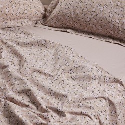 Σεντόνια Υπέρδιπλα Σετ Casual 5434 Taupe Das Home (170x200+35 ) Με Λάστιχο 4Τεμ