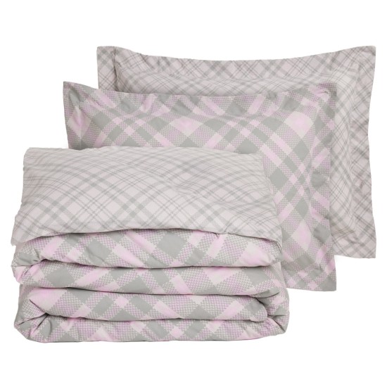 Σεντόνια Υπέρδιπλα Σετ Casual 5436 Mint-Pink Das Home (170x200+35 ) Με Λάστιχο 4Τεμ