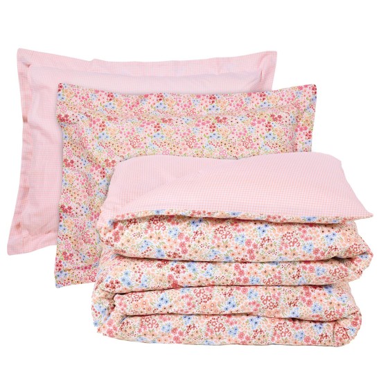 Σεντόνια Μονά Σετ Happy Prints 9671 Cotton Das Home (170x260) 3Τεμ