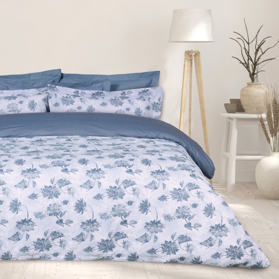 Σεντόνια King Σετ Happy Prints 9672 Cotton Das Home (260x280) 4Τεμ