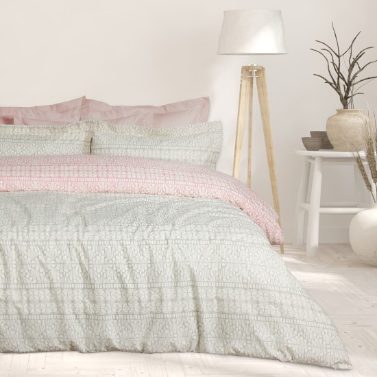 Σεντόνια Μονά Σετ Happy Prints 9674 Cotton Das Home (170x260) 3Τεμ