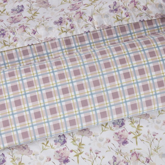 Σεντόνια King Σετ Happy Prints 9675 Cotton Das Home (260x280) 4Τεμ