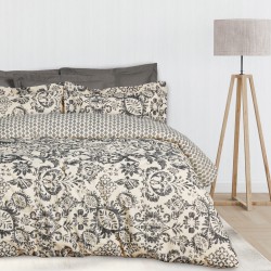 Σεντόνια King Σετ Happy Prints 9677 Cotton Das Home (260x280) 4Τεμ