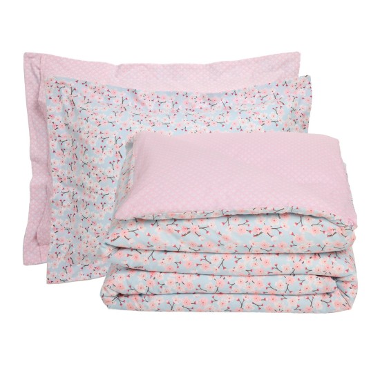 Σεντόνια Μονά Σετ Happy Prints 9695 Cotton Das Home (170x260) 3Τεμ
