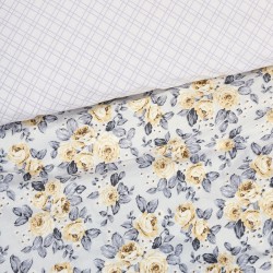 Παπλωματοθήκη Υπέρδιπλη Σετ Happy 9650 Cotton Das Home (220x240) 3Τεμ