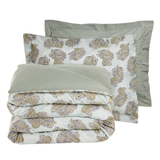 Σεντόνια Μονά Σετ Happy 9686 Mint Cotton Das Home (170x260) 3Τεμ