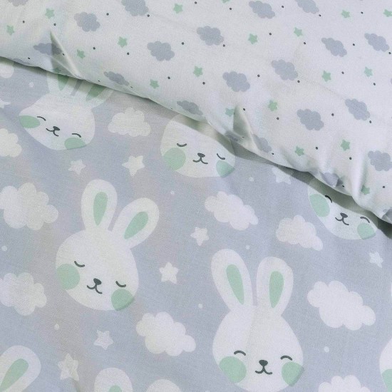 Παπλωματοθήκη Παιδική Μονή Σετ Kids Line Prints 4823 Cotton Das Home (160x240) 2Τεμ