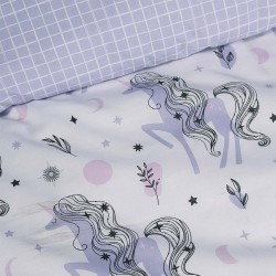 Παπλωματοθήκη Μονή Σετ Kids Line Prints 4838 Das Home (160x240) 2Τεμ