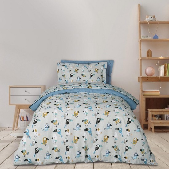 Παπλωματοθήκη Παιδική Μονή Σετ Kids 4914 Cotton Das Home (160x240) 2Τεμ