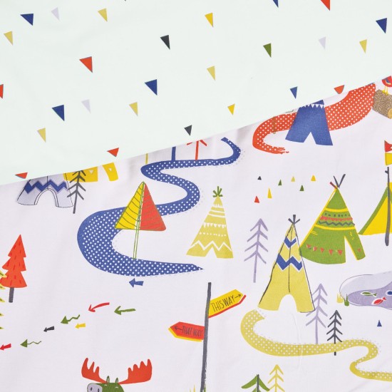 Σεντόνια Μονά Σετ Kids Prints 4927 Das Home (170x260 ) Με Λάστιχο 3Τεμ