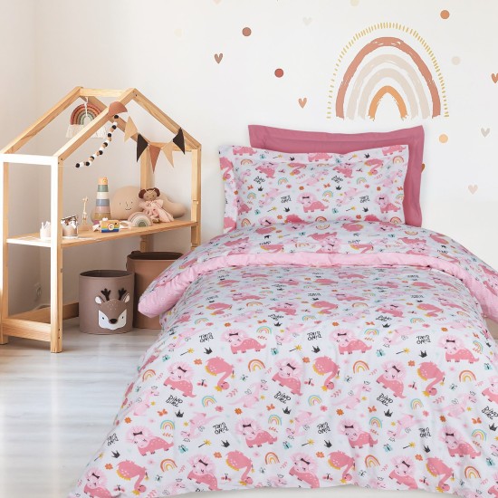 Σεντόνια Μονά Σετ Kids Prints 4936 Cotton Das Home (170x260) 3Τεμ