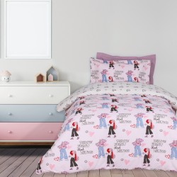 Σεντόνια Παιδικά Μονά Σετ Kids Prints 4940 Cotton Das Home (170x260 ) Με Λάστιχο 3Τεμ