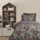 Σεντόνια Παιδικά Μονά Σετ Kids 4974 Grey Cotton Das Home (170x260) 3Τεμ