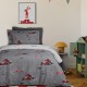 Σεντόνια Παιδικά Μονά Σετ Kids 4976 Grey Cotton Das Home (170x260) 3Τεμ