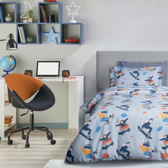 Σεντόνια Παιδικά Μονά Σετ Kid 4985 Micro Das Home (170x260) 3Τεμ