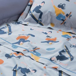 Σεντόνια Παιδικά Μονά Σετ Kid 4985 Micro Das Home (170x260) 3Τεμ