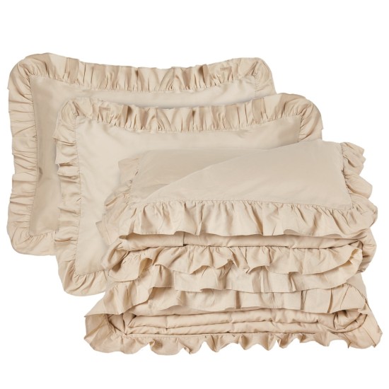 Σεντόνια Υπέρδιπλα Σετ Daily 3168 Percale Cotton Das Home (240x270) 4Τεμ