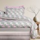 Σεντόνια Υπέρδιπλα Σετ Daily 3175 Green-Pink Cotton Das Home (240x260) 4Τεμ