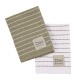 Ποτηρόπανα Σετ Kitchen 0822 Green-White Cotton Das Home (30x50) 2Τεμ