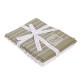 Ποτηρόπανα Σετ Kitchen 0822 Green-White Cotton Das Home (30x50) 2Τεμ